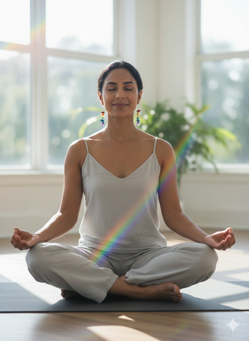 Prism Beaded Drop Earrings