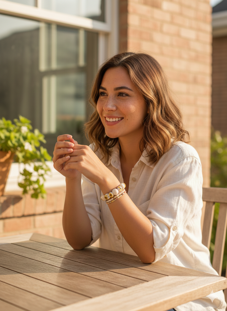 Sunlit Spirit Bead Bracelet