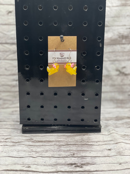 Axolotl Spirit Drop Earrings