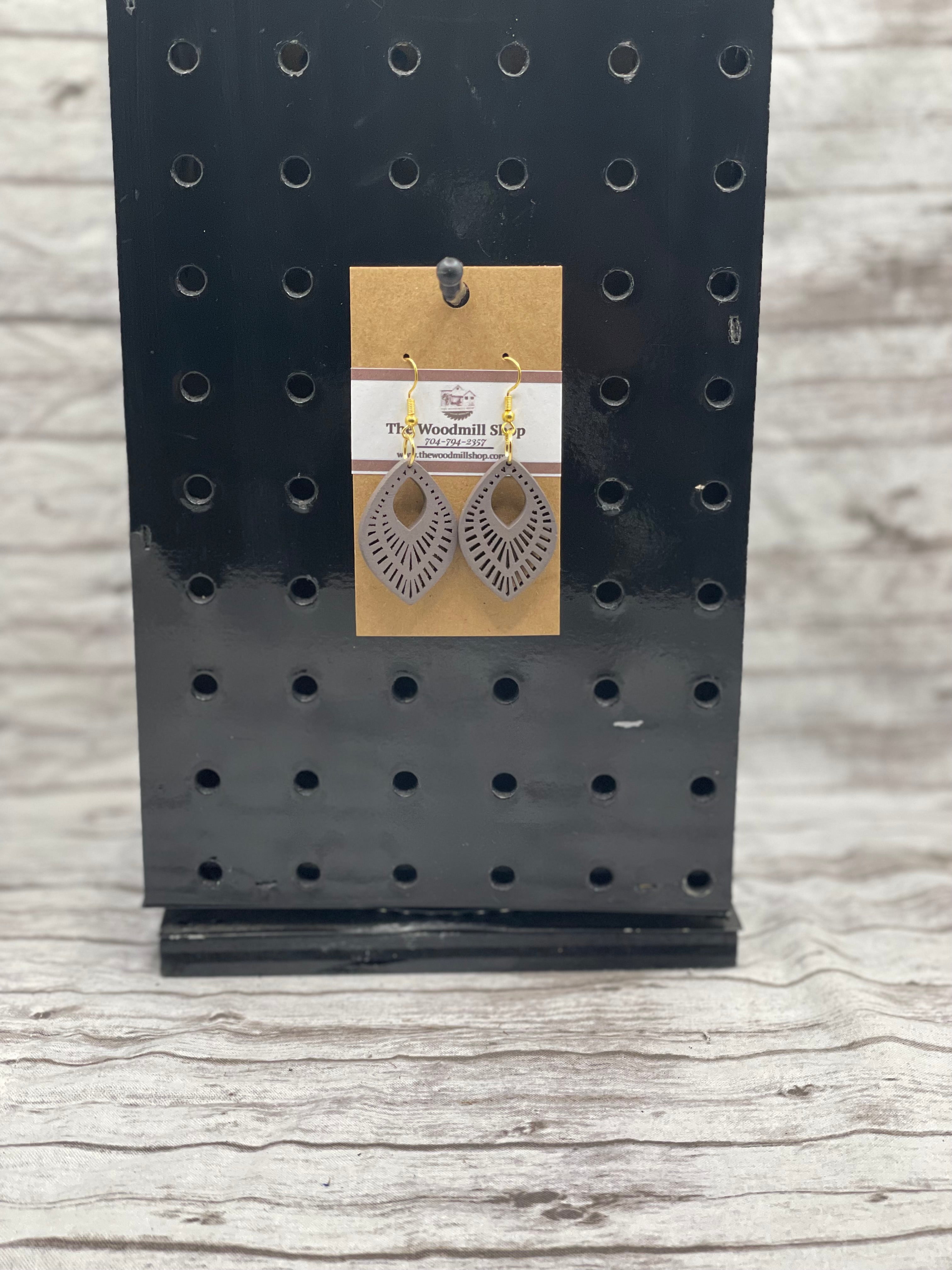 Woodland Leaf Drop Earrings