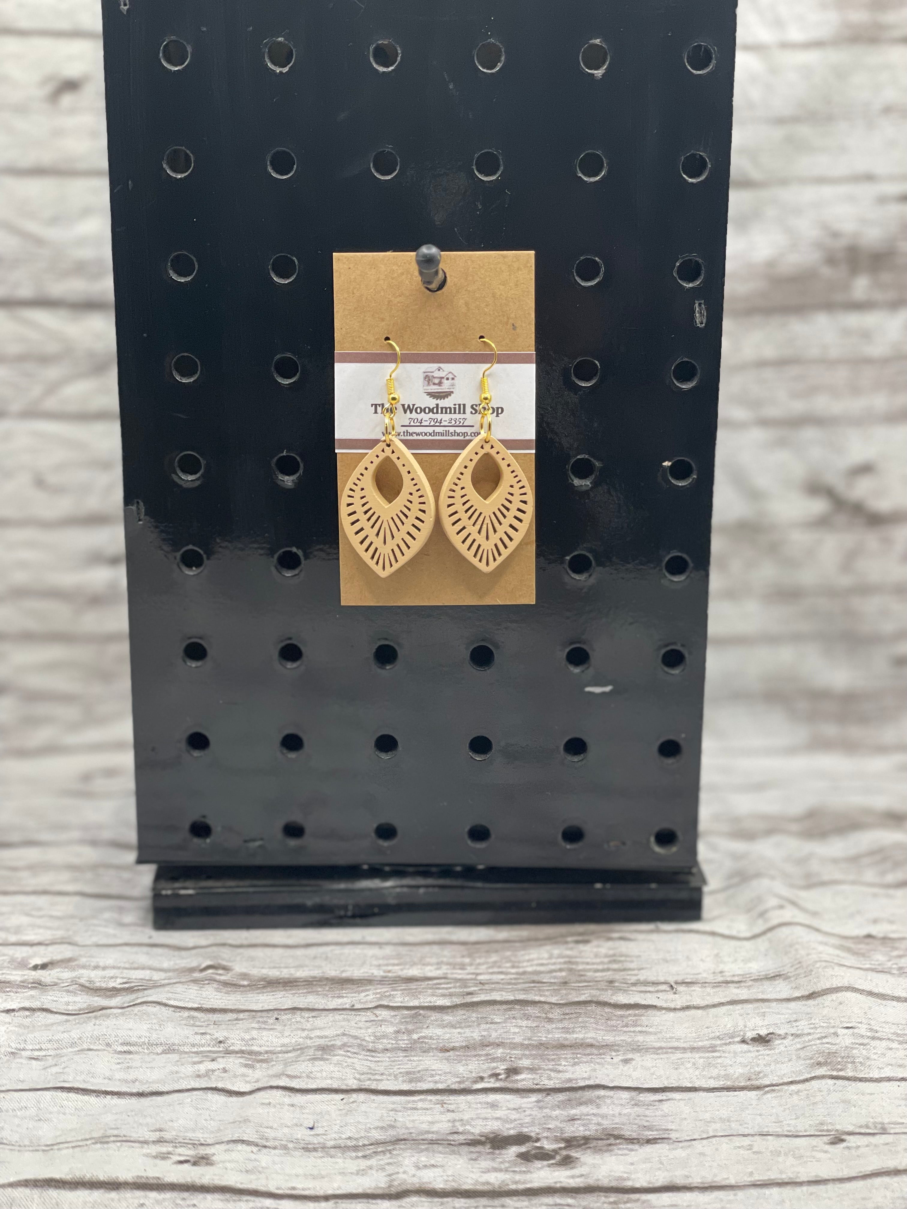 Woodland Leaf Drop Earrings