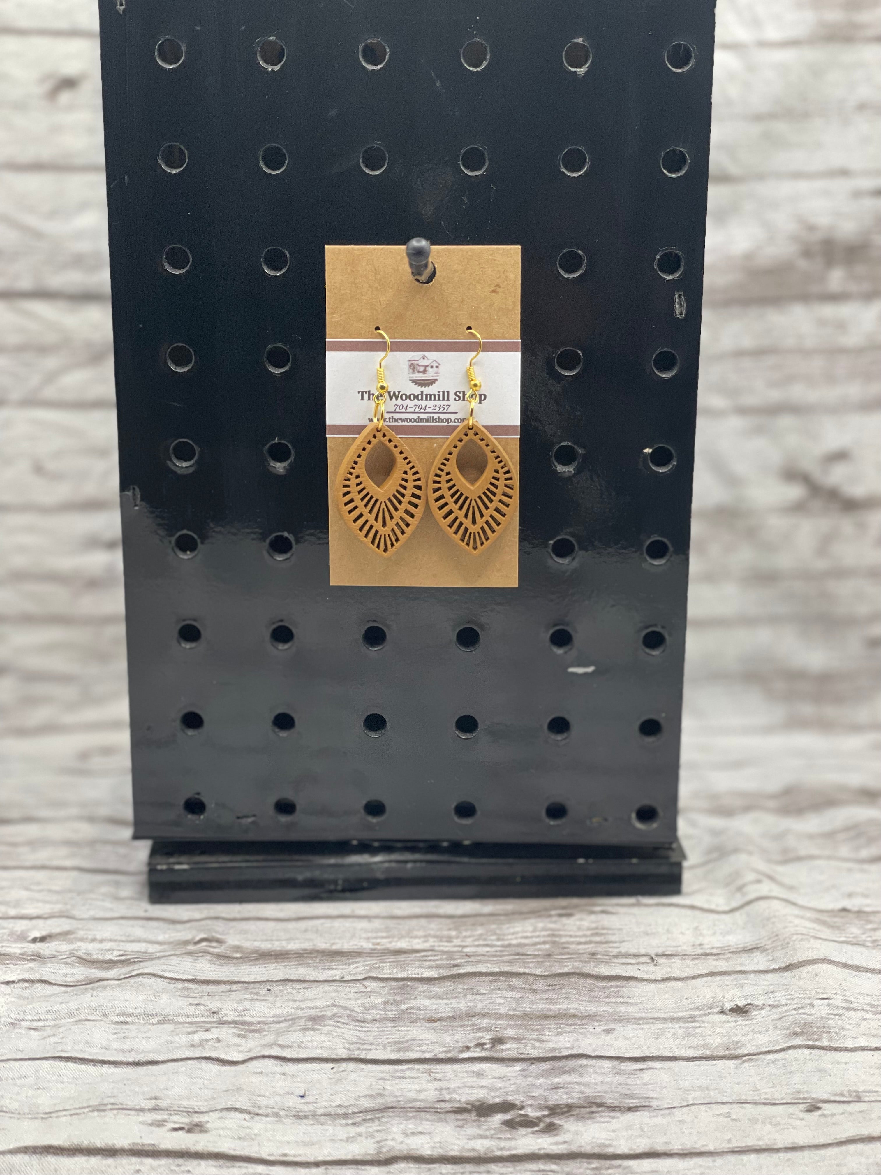 Woodland Leaf Drop Earrings