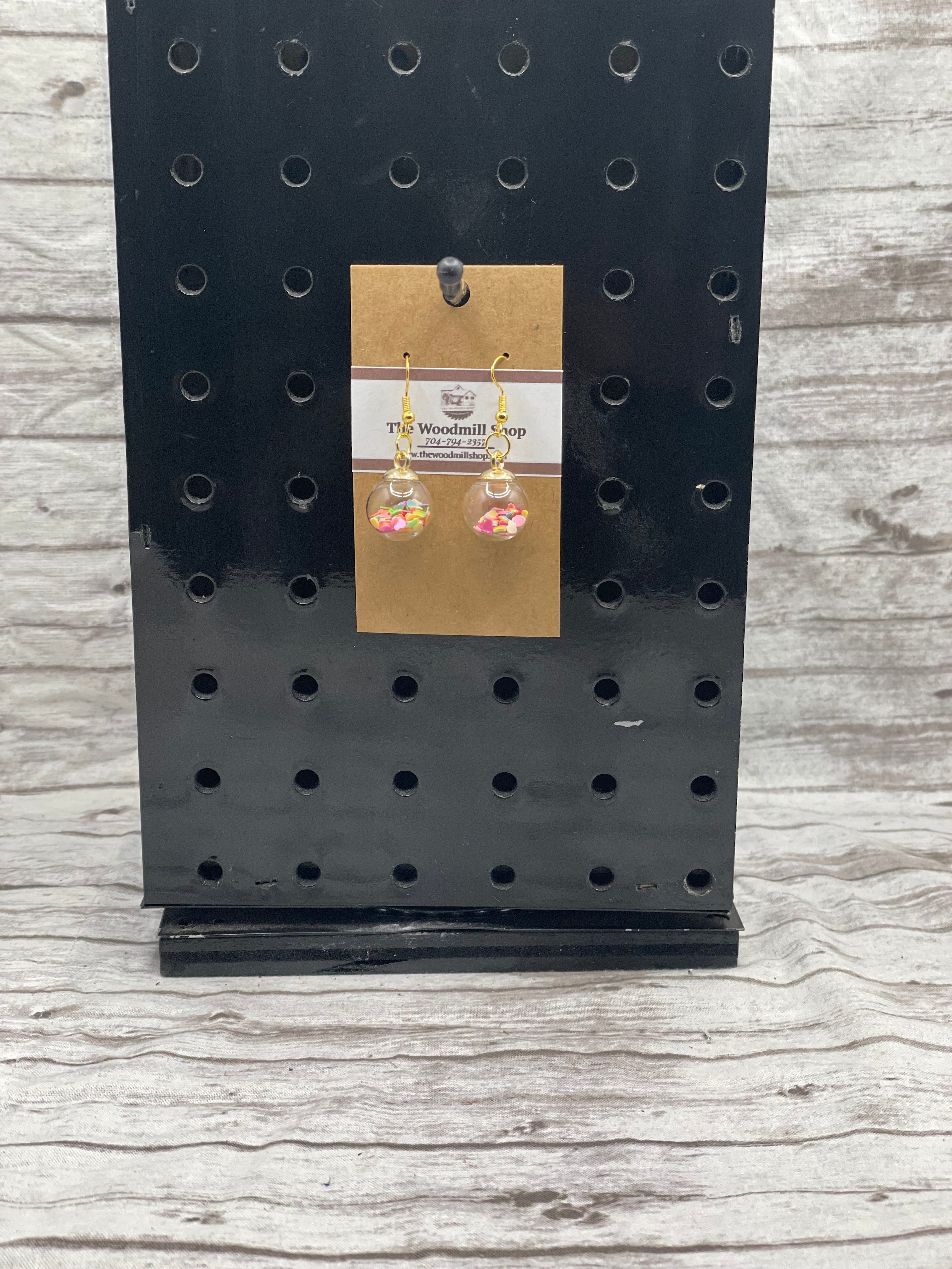 Chroma Heart Drop Earrings