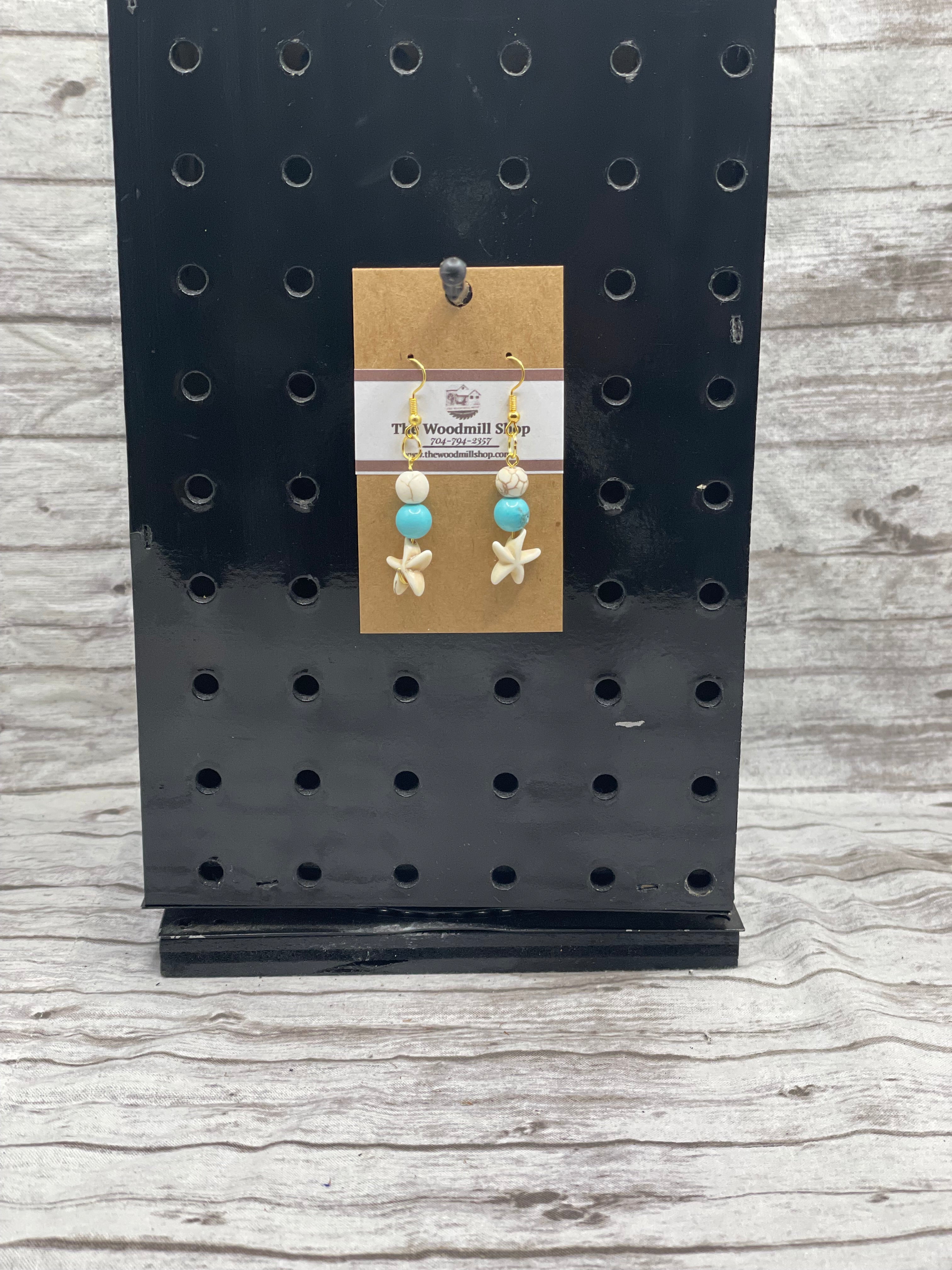 Turquoise Tide-Pool Earrings