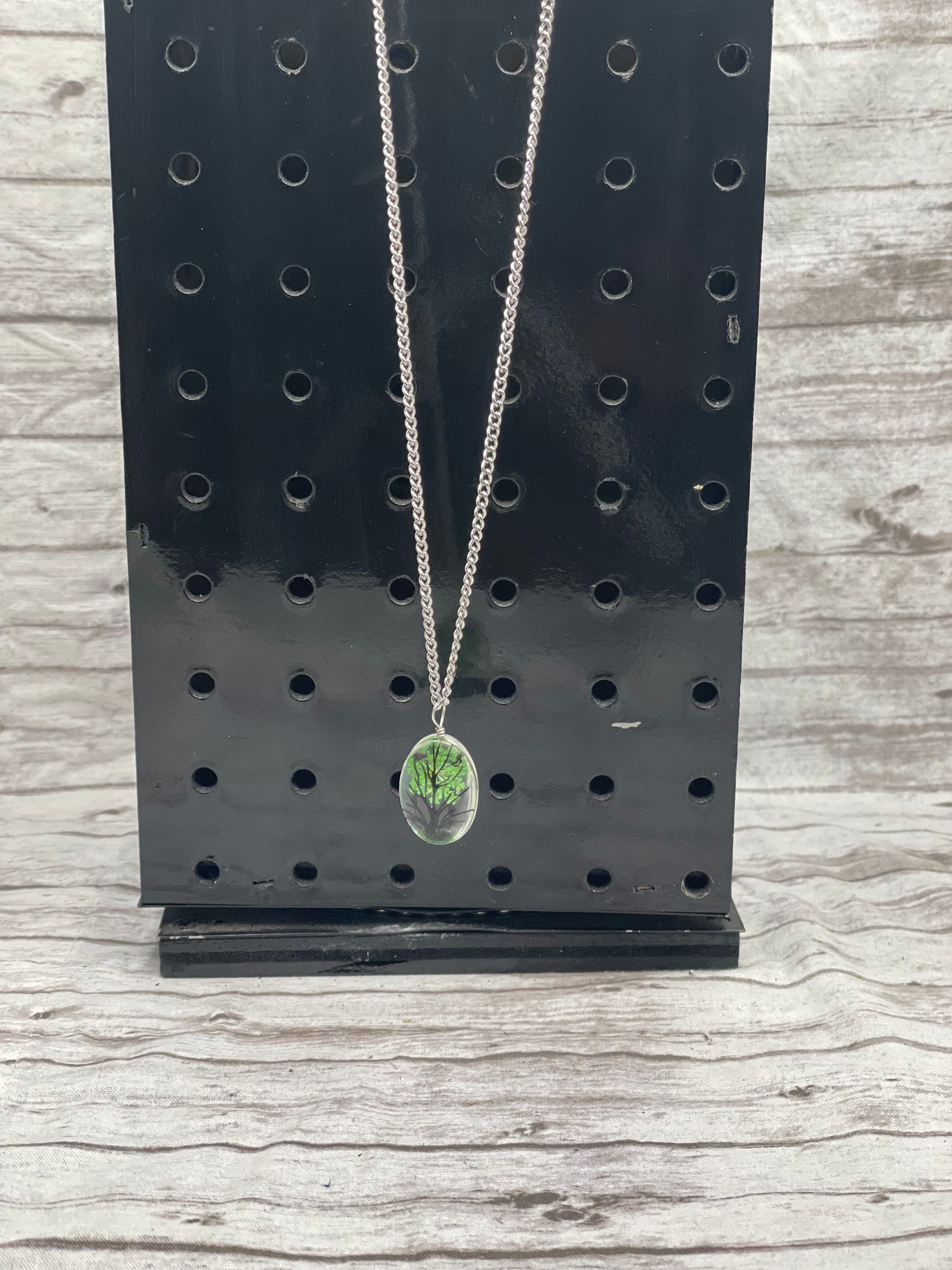 Botanical Pressed Flower Pendant