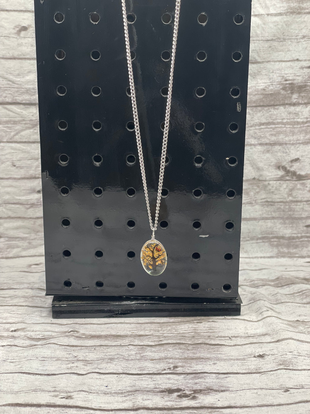 Botanical Pressed Flower Pendant