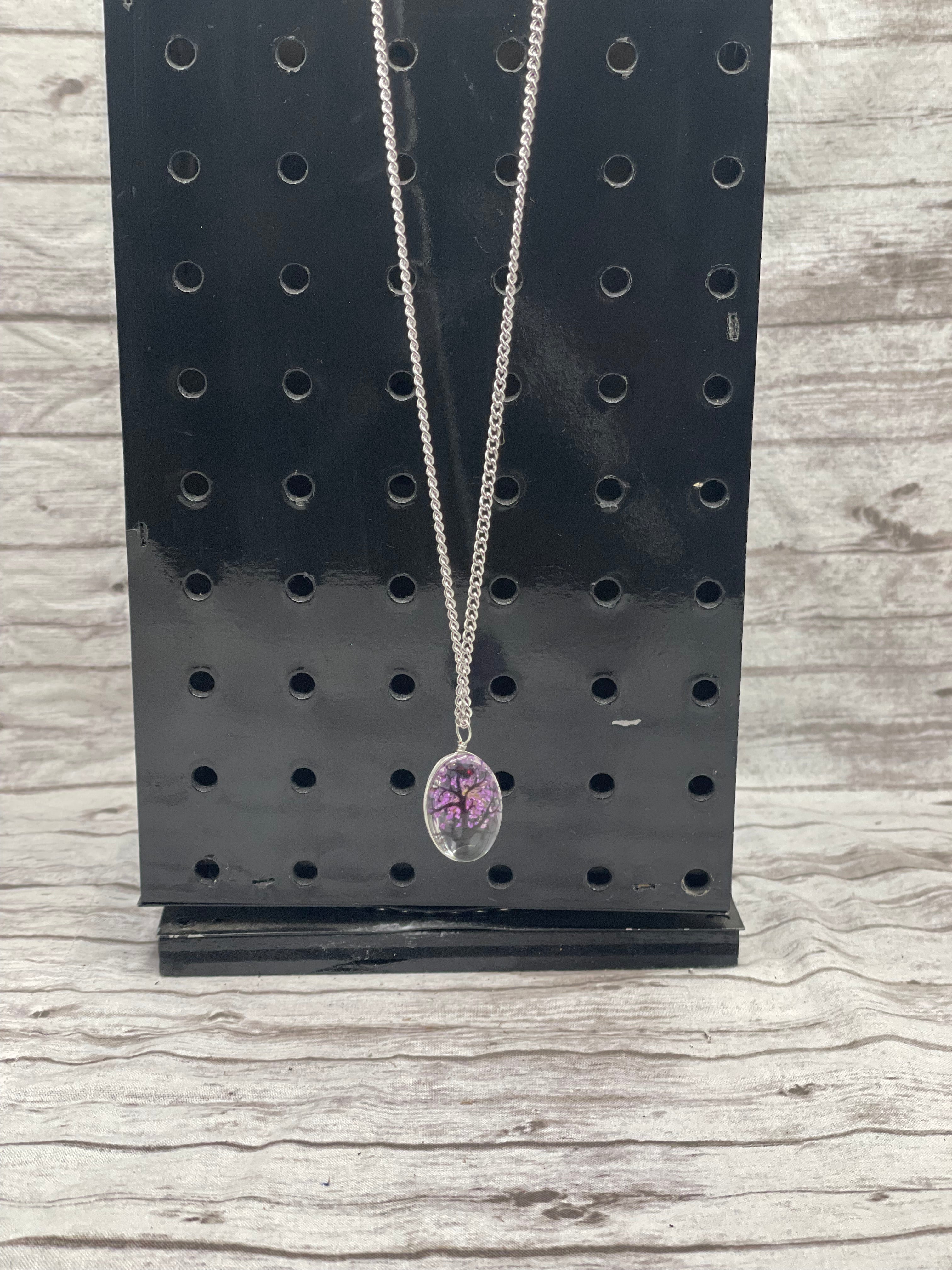 Botanical Pressed Flower Pendant