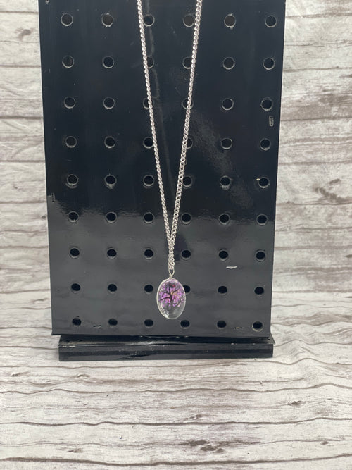 Botanical Pressed Flower Pendant