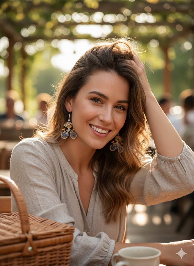 Flower Basket Cruiser Earrings